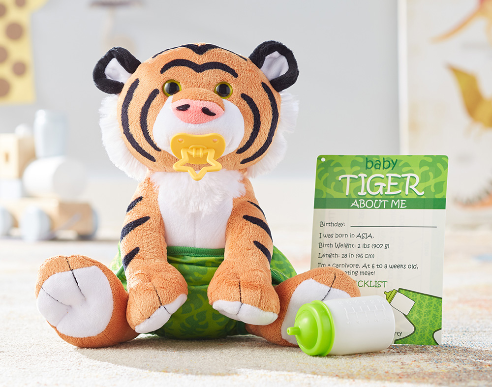 Commercial studio product photography in Westchester, New York of baby tiger