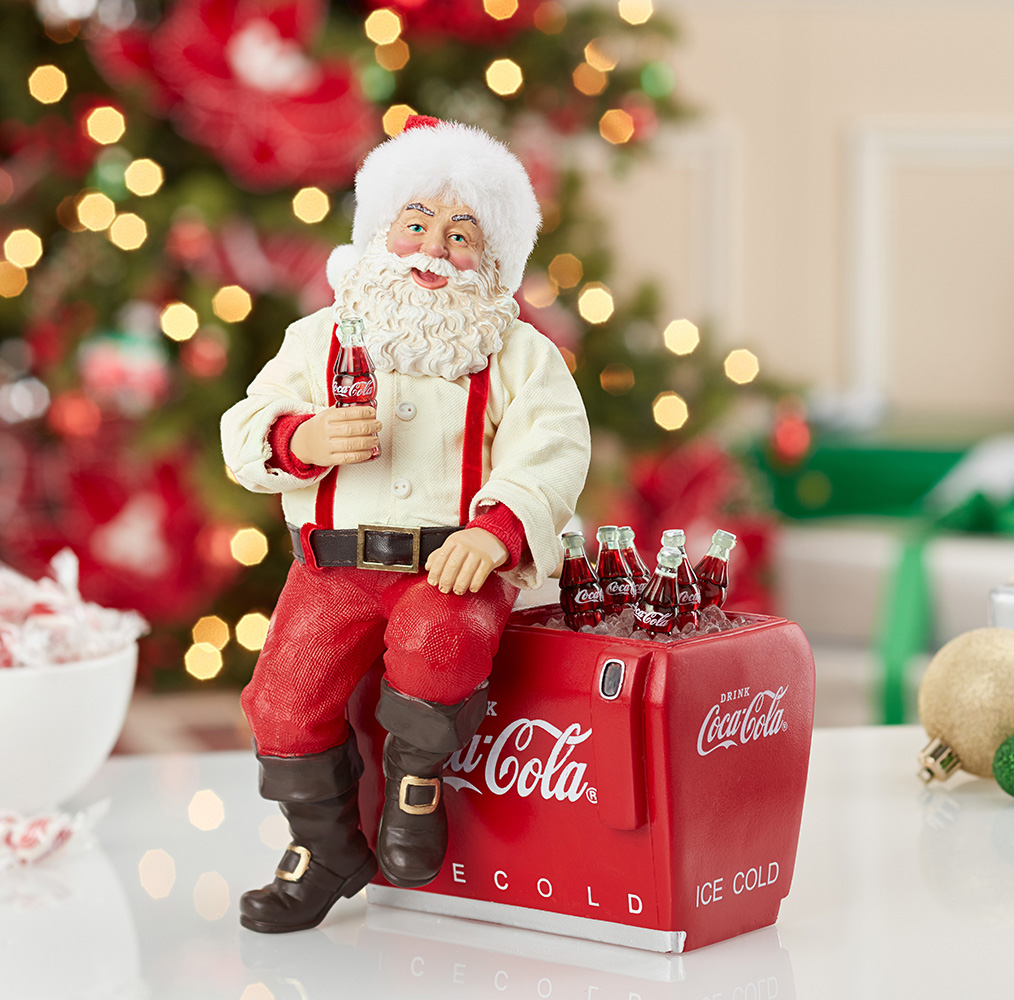 Commercial studio product photography in Westchester, New York for coca cola santa